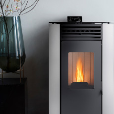 Salamandra A Pellets Ecopellets 8 kw - Ikos