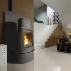 Salamandra a Lenha e Pellets Aratos Plug-In - Invicta