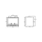 Recuperador 700 Curvo C/Ventilação em Ferro Fundido - Salgueda