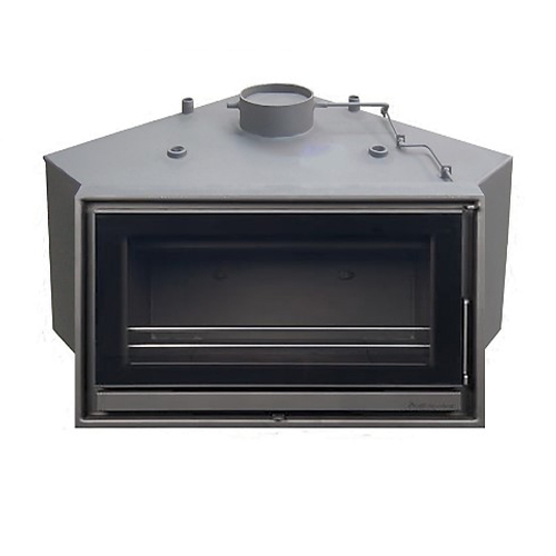 Recuperador a Lenha Alfa Angular 90º Cristal - Albicalor