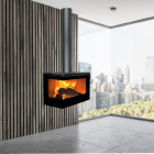 Recuperador a Lenha Eco Box Panorâmico 80X60 - Albicalor