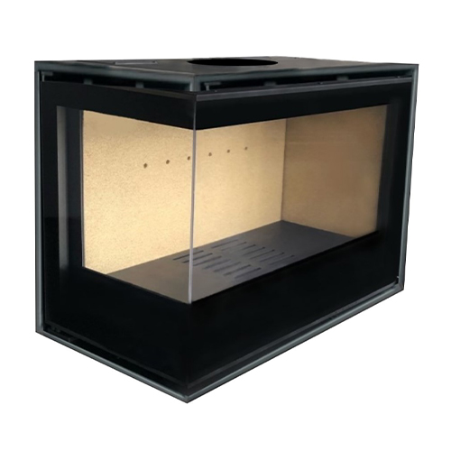 Recuperador a Lenha Eco Box Panorâmico 80X60 - Albicalor Recuperador a Lenha Eco Box Panorâmico 80X60 - Albicalor