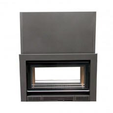 Recuperador a Lenha Guilhotina Cristal Dupla Face - Albicalor