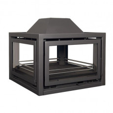 Recuperador a Lenha Osíris com 4 Vidros Laterais - Albicalor