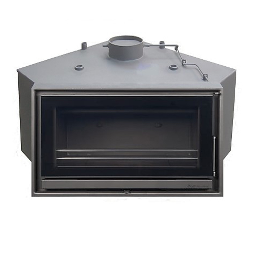 Recuperador a Lenha Para Aquecimento Central Elegance Angular 90º Cristal - Albicalor