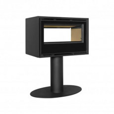 Salamandra a Lenha Eco Stand 80X60 Dupla Face - Albicalor