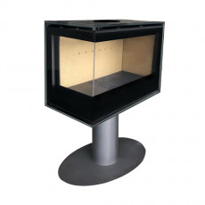 Salamandra a Lenha Eco Stand Panorâmico 80X60 c/pé - Albicalor