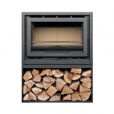 Salamandra a Lenha Osiris Stand Plus 700 c/Lenheiro - Albicalor