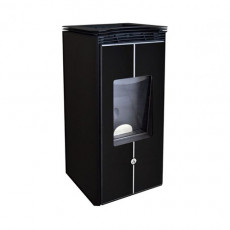 Salamandra a Pellets Dorica Vidro Serigrafado 10kw - Albicalor