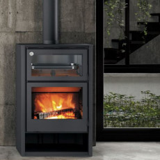 Salamandra a Lenha Zeus com Forno - Carbel