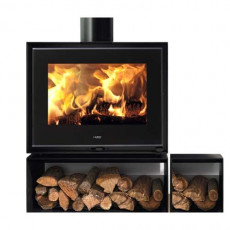 Salamandra a Lenha Wengué 2 Lenheiros Ecodesign - Kunst