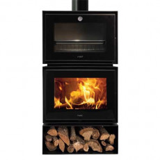 Salamandra a Lenha Yucca c/ Forno Ecodesign - Kunst