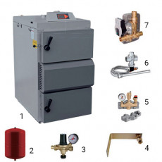 Kit de Instalação Caldeira a Lenha Gaseificação 25 S Aquecimento - Vigas 