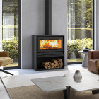 Salamandra a Lenha Back Box Eco PV - Solzaima