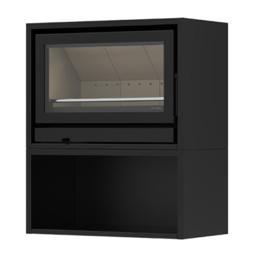 Salamandra a Lenha Back Box Eco - Solzaima