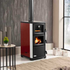 Salamandra a Lenha/Carvão Aquecimento Central/Cozinhar TK-25 - Teba