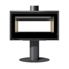 Salamandra a Lenha RI-100 Dupla Face - Carbel