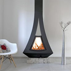 Salamandra a lenha Flamalpes  - Finoptim