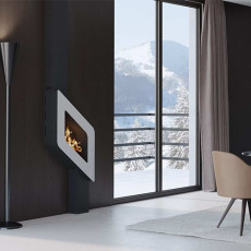 Salamandra a lenha Flamanova com pé - Finoptim