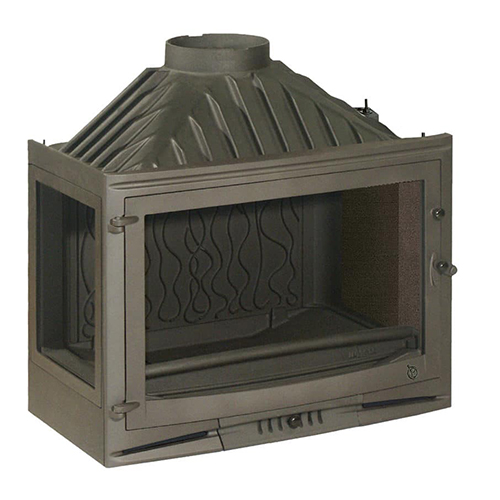 Recuperador de calor a lenha 700 Selénic com Vidro Lateral - Invicta Recuperador de calor a lenha 700 Selénic com Vidro Lateral - Invicta