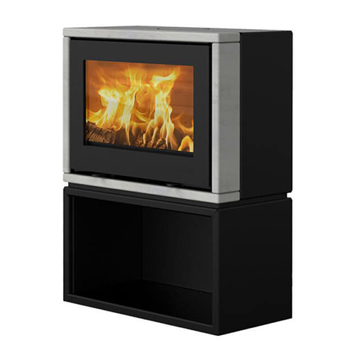 Salamandra a lenha Style 370 com Base - Lotus Salamandra a lenha Style 370 com Base - Lotus