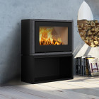 Salamandra a lenha Style 370 com Base - Lotus 