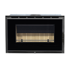 Recuperador de Calor a Lenha Ventilado Elos 80 Vitrus - Metlor