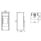 Salamandra a Lenha Danubio - Ecoforest