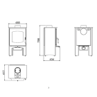 Salamandra a Lenha Nilo - Ecoforest