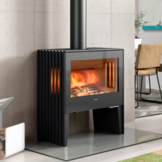 Salamandra a Lenha Glance LV SE Saída Superior - Hergom