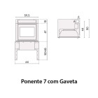 Recuperador a Pellets Ponente 7kW - Cadel
