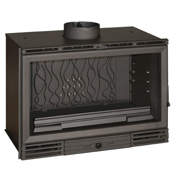 Recuperador de Calor A Lenha Ventilado Encastrável 800 GA Turbo - Invicta