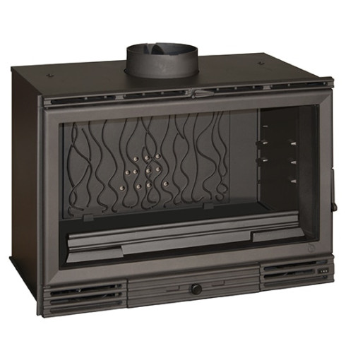 Recuperador de Calor A Lenha Ventilado Encastrável 800 GA Turbo - Invicta