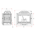 Recuperador de Calor A Lenha Foyer 700 Philos Com Registo - Invicta