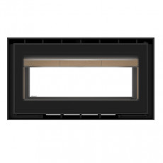 Salamandra a Lenha Linea 85 Duo com Dupla Face - ADF