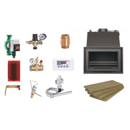 Kit Recuperador a lenha aquecimento central + AQS Kit Recuperador a lenha aquecimento central + AQS