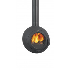 Salamandra A Lenha Galey Mural Em Ferro Fundido - Godin